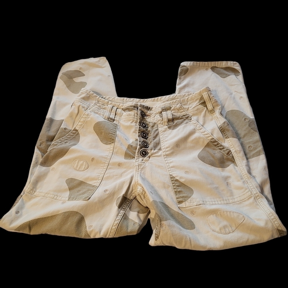 Anthropologie The Wanderer Camo button fly women's 27 cargo pants - Picture 13 of 16